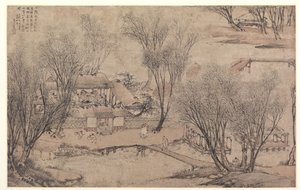 स्टोन लेक में एक गांव में नया साल, 1609। द्वारा ली शिदा