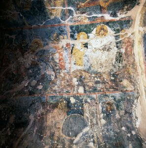 Agios Georgios, Diavaide, Crete, ग्रीस के मठ की छत पर भित्तिचित्र (फोटो) द्वारा अज्ञात अज्ञात
