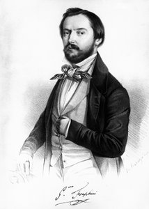 गेटानो फ्रैस्चिनी का पोर्ट्रेट (1816-1887), इतालवी कार्यकाल, उत्कीर्णन द्वारा अज्ञात अज्ञात