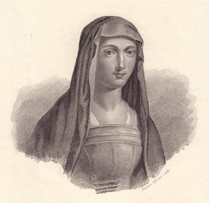 इतालवी मूर्तिकार प्रॉपरज़िया डी 'रॉसी (1490-1530) का पोर्ट्रेट, यूजेनियो सिल्वेस्ट्री द्वारा तांबे की नक्काशी द्वारा अज्ञात अज्ञात