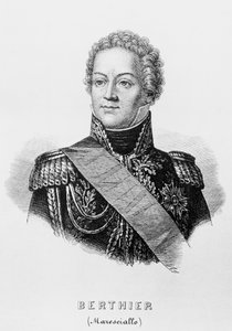 प्रिंस लुइस-अलेक्जेंड्रे बर्थियर (1753-1815), फ्रांसीसी जनरल, फ्रांस के मार्शल और प्रथम फ्रांसीसी साम्राज्य के युद्ध मंत्री का चित्र, उत्कीर्णन द्वारा अज्ञात अज्ञात