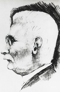 हेनरी लुई ले चेटेलियर (1850-1936), फ्रांसीसी रसायनज्ञ और धातुकर्मी, उत्कीर्णन का प्रोफ़ाइल चित्र द्वारा अज्ञात अज्ञात