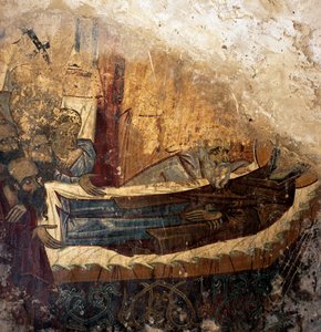 Agios Georgios Xifoforos, Apodoulou, Crete, ग्रीस के बीजान्टिन चर्च में फ्रेस्को के अवशेष (फोटो) द्वारा अज्ञात अज्ञात