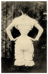 कोर्सेट पहने महिला c.1865 (फोटो) द्वारा अज्ञात अज्ञात