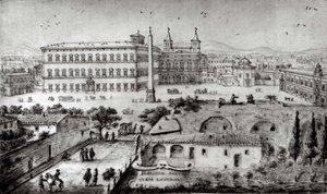 लेटरन, रोम का दृश्य, 1672-73।