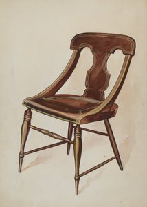 चेयर पेंट, सी. 1937. द्वारा लिलियन कॉज़ी
