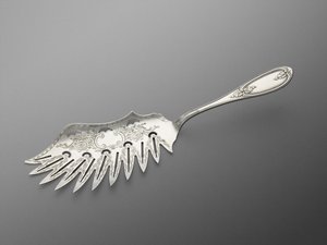 मैकरोनी चाकू, सी। 1857-1865 (रजत) द्वारा लिंकन और फॉस हैडॉक