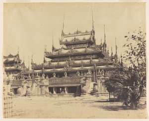 Amerapoora। महा-टू-लो-बाउन्घियन क्यॉन्ग, 1855 (एक लच्छेदार कागज नकारात्मक से एल्बम प्रिंट) द्वारा लिनिअस ट्राइप