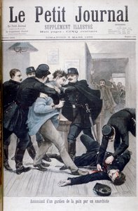 1895 में एक अराजकतावादी द्वारा एक पुलिसकर्मी की हत्या