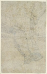 दो जोड़ी पैरों का अध्ययन, c1575-1615 द्वारा Lodovico Carracci