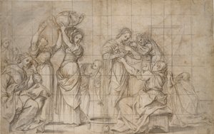 बैपटिस्ट का जन्म, c1575-1610 द्वारा Lodovico Carracci