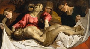 विलाप, सीए। 1582. द्वारा Lodovico Carracci