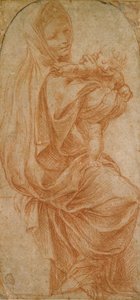 द वर्जिन एंड चाइल्ड, 1575-1619 द्वारा Lodovico Carracci