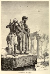 'मिस्र में इब्न बतूता' मध्ययुगीन यात्री मुहम्मद इब्न बतूता मिस्र का दौरा द्वारा लीन (बाद) बेनेट