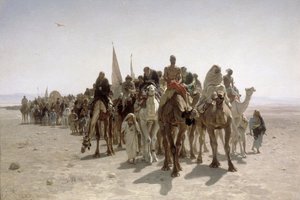 1861 में मक्का जाने वाले तीर्थयात्री