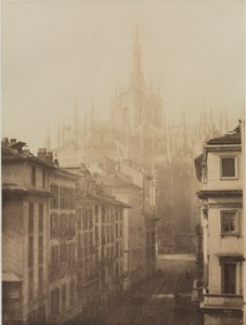 कोर्सो फ्रांसेस्को, मिलान, 1857 से कैथेड्रल। द्वारा लियोन गेरार्डो
