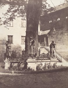 नूर्नबर्ग, इंपीरियल बर्ग के न्यायालय का आंतरिक भाग, 1857। द्वारा लियोन गेरार्डो