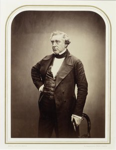 रॉबर्ट स्टीफेंसन का पोर्ट्रेट 1803-1859, 1856। द्वारा लंडन। फोटो स्टूडियो मौल और पॉलीबैंक