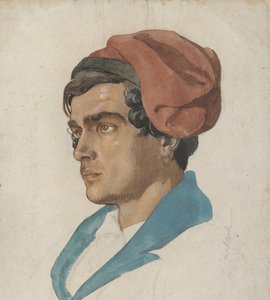 कैप्री के एक मछुआरे का प्रमुख अध्ययन, सीए। 1849.