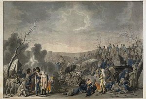 1812, 1813 में मास्को से ग्रांडे आर्मी की वापसी द्वारा लोरेंज रगेंडास