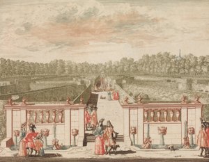 Het Groote Doolhof', in: Tooneel Der Voornaamste Nederlands Huizen, En Lust Hoven, Naar T..., nd.