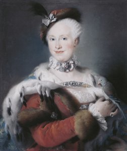 स्पेन के इंफेंट मारिया लुइसा का पोर्ट्रेट 1745-1792, पवित्र रोमन महारानी, 1763