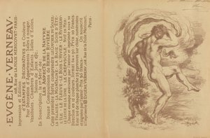 यूजीन वर्नेउ के सजावटी प्रिंटों के लिए नग्न नृत्य और विज्ञापन [छंद], 1897। द्वारा लुई एंकेटिन