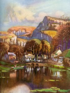 चेडर गॉर्ज, समरसेट, 1924-1926। द्वारा लुइस बर्लेघ ब्रुहल