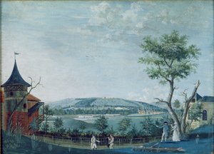 द हेर्मिटेज एंड द ओल्ड कैसल इन द पार्क एट ले रेनसी, 1754-93