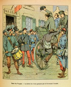 लुई बॉम्बल्ड (1862-1927) (फ्रेंको-जर्मन युद्ध; 1870-1871 का अभियान) द्वारा सचित्र ल'आर्मी डे ल'एस्ट डी यूजीन सार्जेंट, डिट ग्रेनेस्ट: वोसगेस में, लेफ्टिनेंट कौम्स द्वारा पुराने लड़कों का उदय निम्नलिखित टूर्स, कलेक्शन की सरकार के आदेश द्वारा लुई चार्ल्स ने बमबारी की