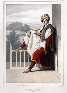 पोर्ट्रेट, दृश्य और ग्रीक और ओटोमन वेशभूषा यात्रा से एथेंस और कॉन्स्टेंटिनोपल, 1825 तक द्वारा लुई डुप्रे