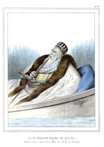 अली डे टेबेलन (१७४१-१८२२), जेनिना द्वारा पाशा, बटरिन्टो झील पर