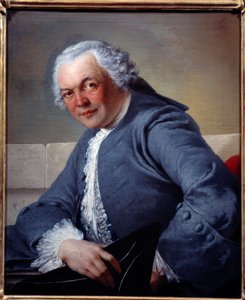 मिस्टर टोलोज़न का पोर्ट्रेट। लुई गेब्रियल ब्लैंचेट की पेंटिंग (1701-1772)