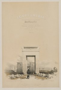 मिस्र और नूबिया: फ्रंटिफ़िशियल वॉल्यूम V, 1849। द्वारा लुई हागे