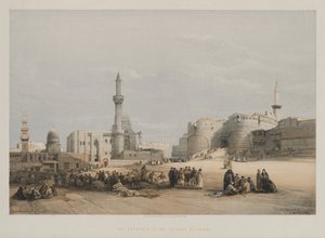मिस्र और नूबिया, खंड III: काहिरा के गढ़ में प्रवेश, 1849। द्वारा लुई हागे