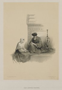 मिस्र और नूबिया, खंड III: पत्र-लेखक, काहिरा, 1849। द्वारा लुई हागे