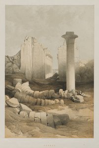 मिस्र और नूबिया, खंड II: कर्नाक, 1848। द्वारा लुई हागे