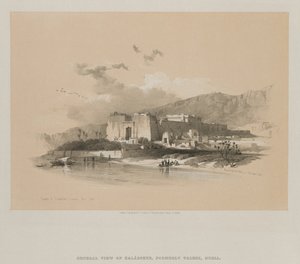 मिस्र और नूबिया, खंड II: कबाब का मंदिर, नूबिया, 1848। द्वारा लुई हागे