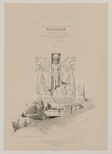 मिस्र और नूबिया, वॉल्यूम I: फ्रंटस्पिफ़ेल, 1846। द्वारा लुई हागे