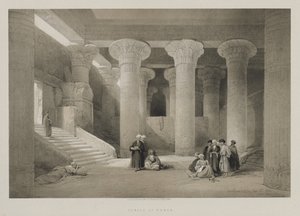 मिस्र और नूबिया, वॉल्यूम I: एसेन में मंदिर, 1846। द्वारा लुई हागे