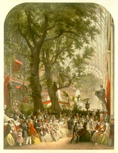 क्रिस्टल पैलेस, 1851 (रंगीन लिथो)