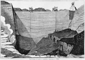 कॉट्री में कोयला खदान, पिट्सकोर स्टोर, 1835 से चित्र