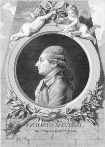 संगीतकार एंटोनियो सैचिनी का पोर्ट्रेट 1730-1786, 1781।