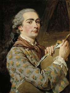 सेल्फ-पोर्ट्रेट, 1750s। द्वारा लुई जीन फ्रांस्वा लाग्रेनी