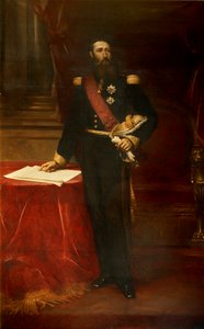 लियोपोल्ड II 1835-1909 का पोर्ट्रेट, बेल्जियम के राजा, सी। 1870.