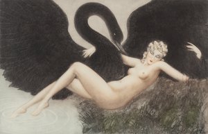 लेडा और हंस, 1934।