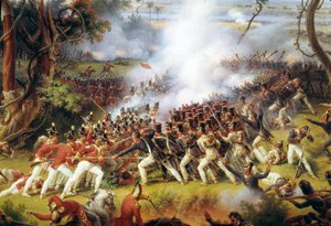स्पेन और पुर्तगाल का नेपोलियन अभियान (1808-1813): "" चिकलाना की लड़ाई, कैडिज़ के पास, 5 मई द्वारा लुई लेज्यून