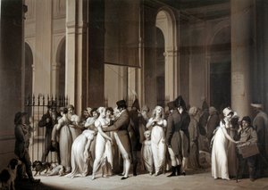 रॉयल पैलेस की गैलरी। लुई लियोपोल्ड बोइली द्वारा ड्राइंग (1761 - 1845) द्वारा लुई लियोपोल्ड बोइली