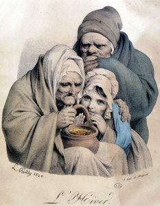 सर्दी - बोइली द्वारा ड्राइंग द्वारा लुई लियोपोल्ड बोइली