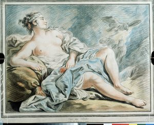 quot;वीनस विद डव्सquot; पेस्टल द्वारा लुइस-मरीन (लुई मारिन) बोनेट (1743-1793) 18वीं सदी पुश्किन संग्रहालय, मास्को द्वारा लुई मारिन बोनट